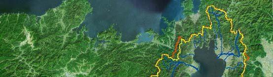 Map of The Lake Biwa-Yodo River Basin Kansai