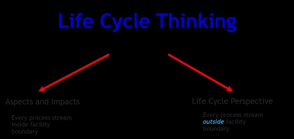Life Cycle Thinking in ISO 14001:2015 ISO