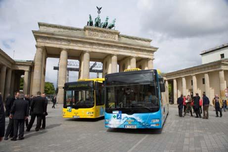 in Berlin 10 fuel cell buses to be