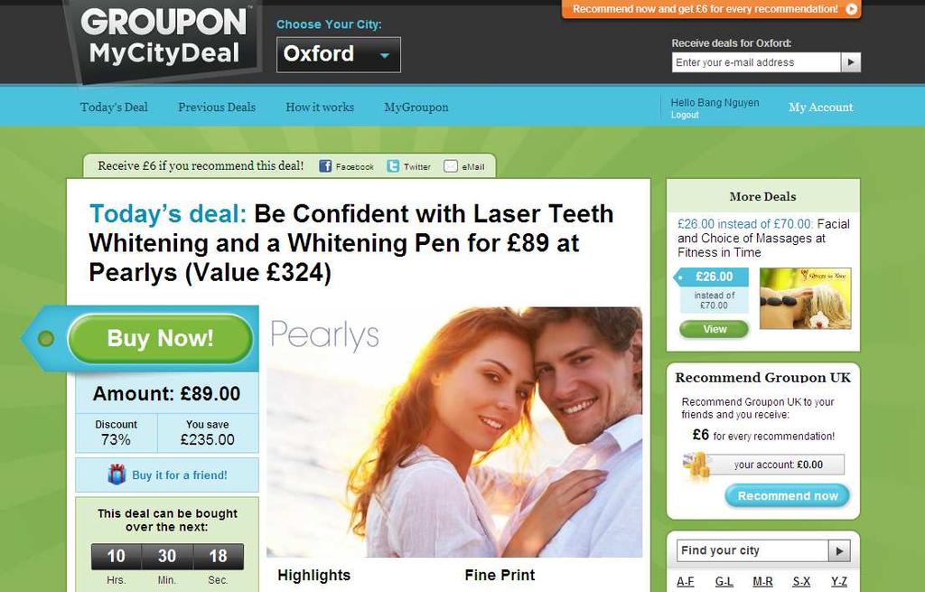 Groupon Integrated Direct Marketing Integrated direct marketing involves the user of carefully coordinated