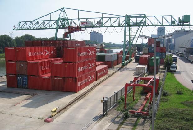 Container Terminal Neckar River