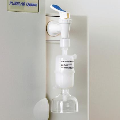 Page96 Analytical Research Option-Q Tap to type I ultrapure water direct from a potable tap water supply. The Option-Q is ideal for laboratories who need up to 00 liters of 8.2 MΩ.cm ultrapure water.