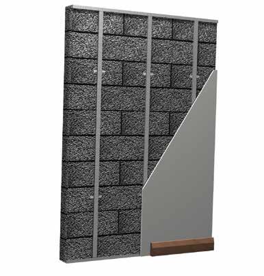 GypLyner GypLyner is a cost-effective, virtually independent metal wall lining system. This system is commonly used where the external wall or substrate is very uneven or out of plumb.