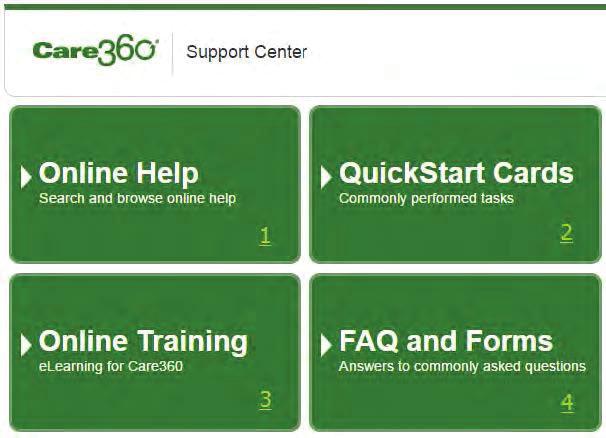 Care60 Support Center Accessing the Support Center Care60 Labs & Meds provides a robust support center to help you work effectively. Click the link on your desktop or go to Care60.