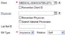 At Search By, click Name, PID, or SSN. b. Type a complete or partial last name, patient ID, or SSN. c. Click Search. d.