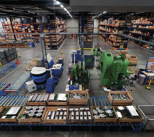THE POWER OF OUR OWN PRODUCTION In 1999 AVK Nederland acquired the production facility REWAG (REpairing WAter and Gas) and since 2005 the factory is situated in Vaassen.