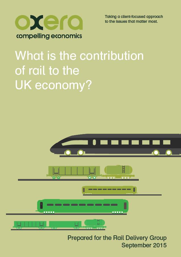 Access to skills Rail today Enhances the productive potential of the economy by 11.