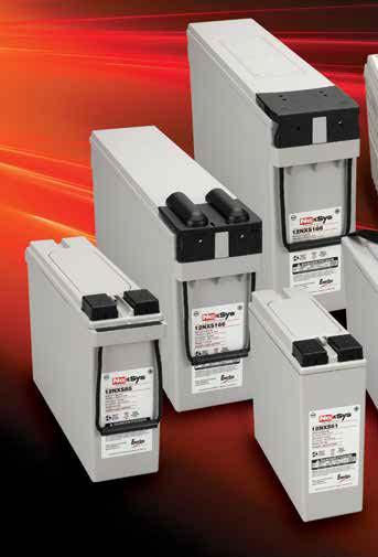 EnerSys VRLA 12V Batteries NexSys 12 Volt VRLA Battery Flame Retardant Case & Cover 250 Cycles per Year