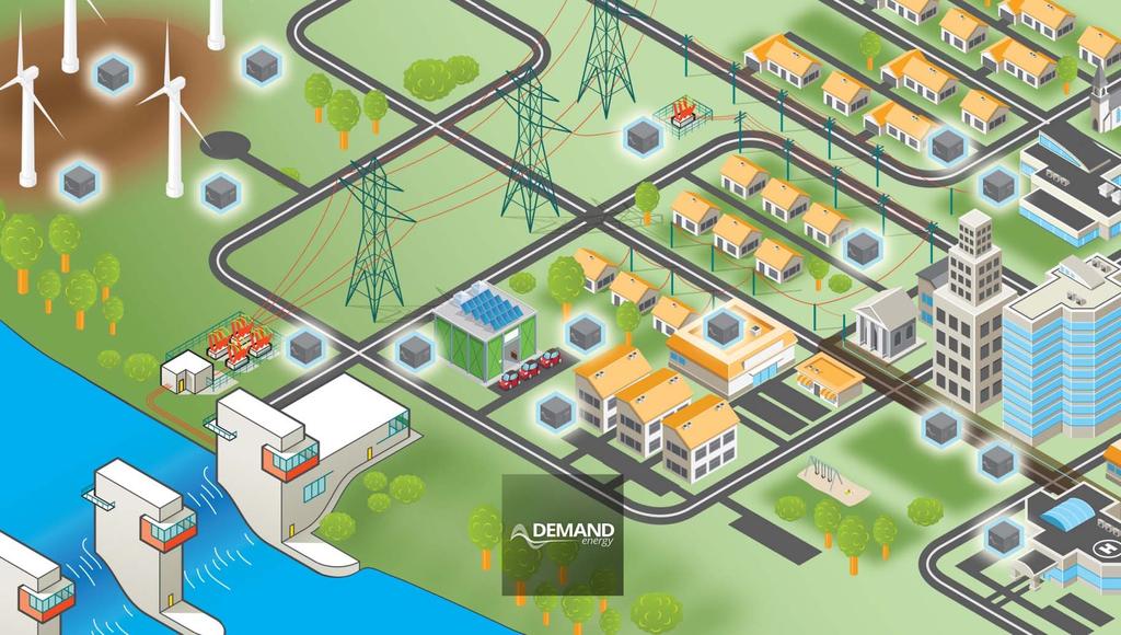 Distributed Intelligent Power Network In expanding deregulated markets, transactive