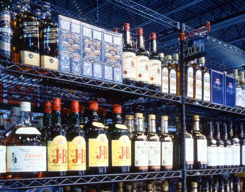 Display it. Super Erecta Display Shelving Wine & LiquOr Store it safe and store it secure.