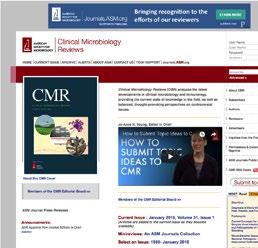 CMR analyzes the latest developments in clinical microbiology and immunology.
