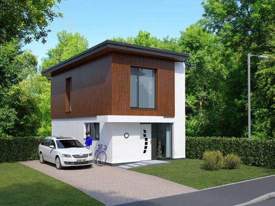 Micro Plot This house type designed by Beattie Passive is a contemporary, imaginative design offering an affordable self build home that is constructed to achieve the highest technical performance