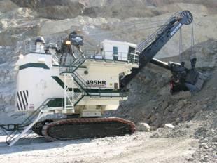 Bucyrus Electric Mining Shovels Remove overburden in