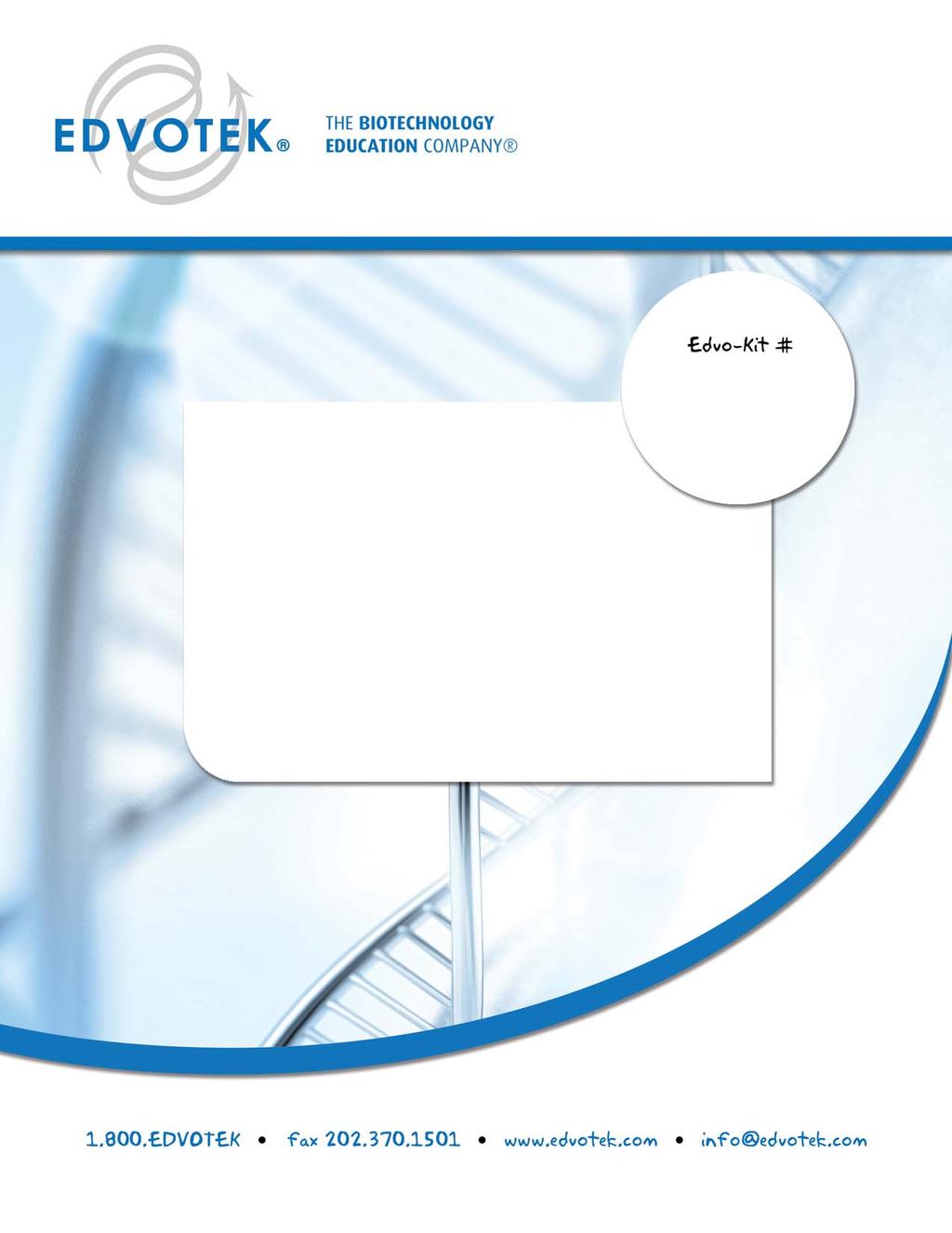 Edvo-Kit #S-52 S-52 The Secret of the Invisible DN: Genetics Exploration Experiment Objective: In this experiment, students will explore agarose gel electrophoresis by