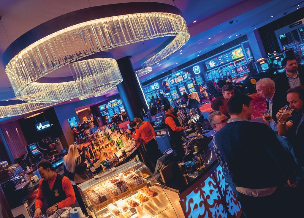 Based around the theme A World of Entertainment, Aspers goes beyond just gaming, with an array of impressive bars, restaurants and live entertainment.