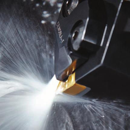 TURNING JETSTREAM TOOLING DUO Particularly effective on titanium and high temp alloys where chip control is problematic, Jetstream Tooling is a revolutionary way to improve chip control in almost all