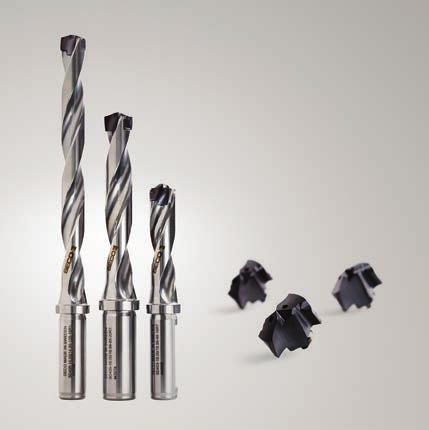 HOLEMAKING CROWNLOC PLUS Crownloc drills are the economical, convenient way to achieve the holemaking tolerance of a brazed drill, but with superior metal removal rates.