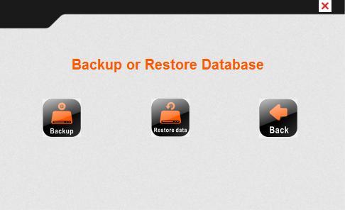 4. Data management page Data backup (saves