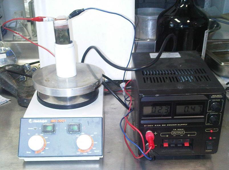 cathode for yttrium-89 electrodeposition.