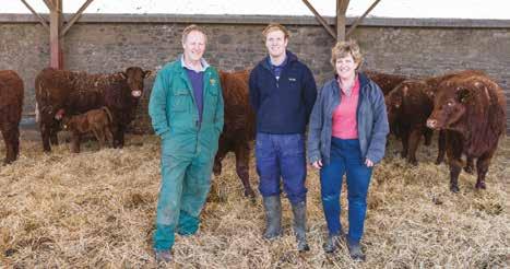 Case study 1 Good fertility is achievable Rob, Kath and Iain Livesey, The Firth, Lilliesleaf, Borders Borders farmers Rob, Kath and son Iain Livesey run a herd of 90 pure-bred Salers cows.