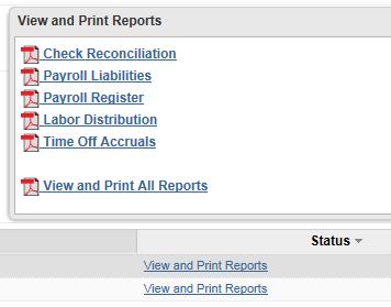 In Step 2: Select Report filters use the Select Year, Quarter or Payroll option to set desired check date range. 4. Click the Generate Report button.