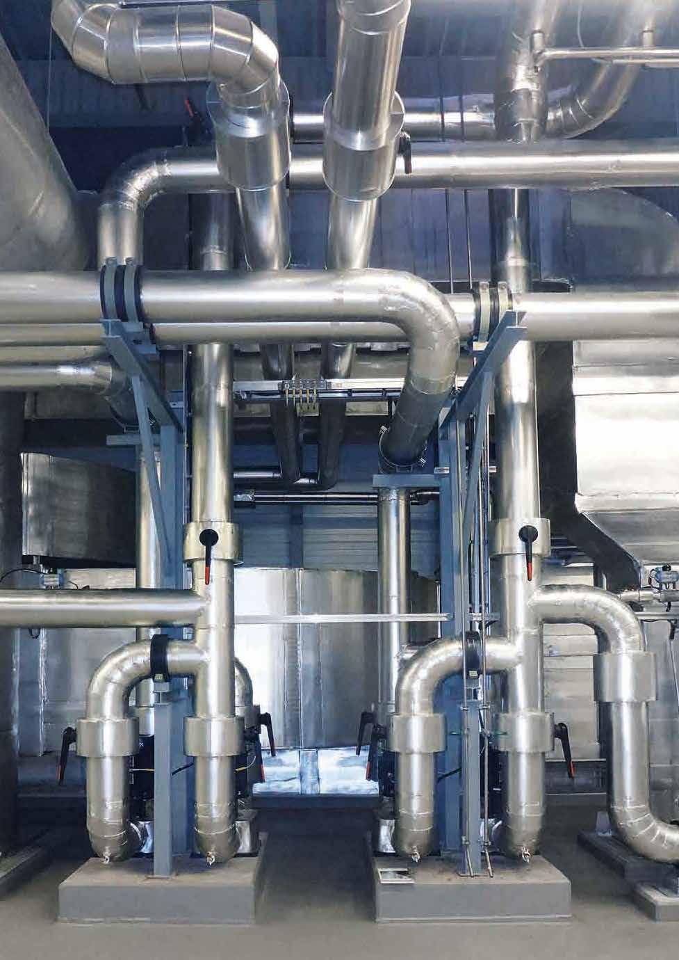The requirements Air-handling system is a key component of the patented production line The wet-spinning process results in very high temperatures and high humidity in the production areas.