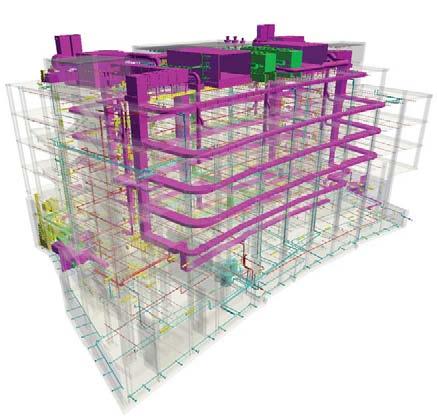 Using BIM, over 1,500 systems conflicts were discovered and resolved before they became problems in the field.