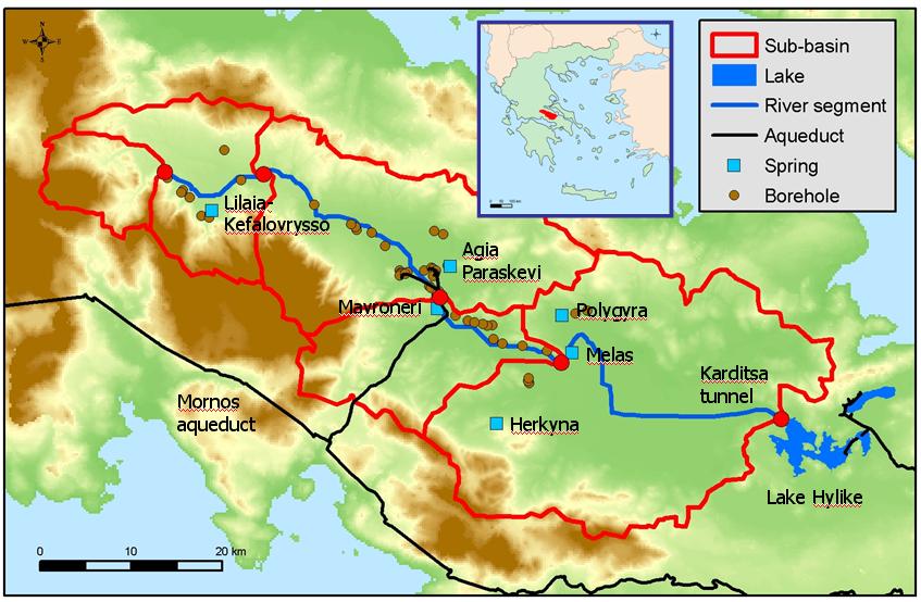 Figure 3: The Boeoticos Kephisos river