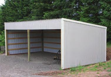 Our post frame buildings feature systems of widely-spaced,
