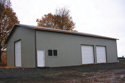 Residential to order Agricultural call: 866-55-barns Commercial Roofing and Siding All Cascade Pole Buildings come standard with 29. Gauge painted steel.