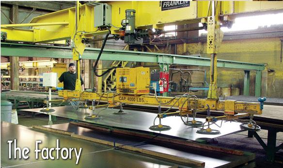 The factory s manufacturing facility is one of the most