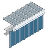 Cut-Away View Showing roof panels, wall panels, purlins,