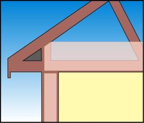 ceiling area, whichever is less, where Required insulation levels exceed R-30 Design of roof/ceiling