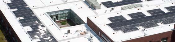 Solar Panels on Low Sloped Roofs Cost Panels - 50,000 SF = $1.