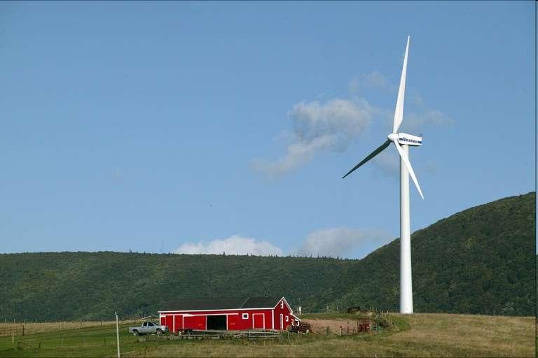 Nova Scotia Windmill, Declan McCullagh Replacing Fossil Fuels on the Farm Fertilizers and pesticides (32%) Legumes to replace synthetic nitrogen fixation Reconnect crop and animal production