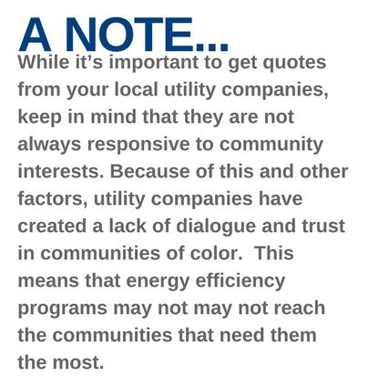 Social Benefits Energy efficiency will decrease energy use by about 30%, which results in lower utility bills and higher savings for everyone including low-income community members.