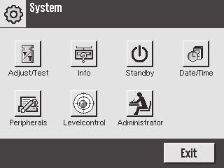 > System or > System 1 2 3 Designation Explanation 1 Title bar The title bar displays elements for user orientation and information.
