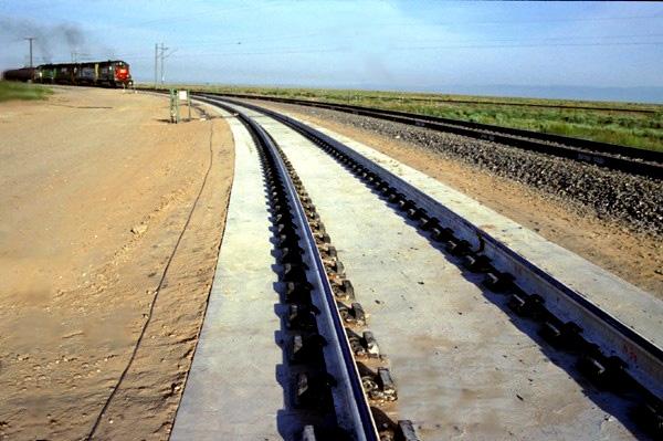 Figure 1 Slab Track on the HTL and FAST Train Sec.