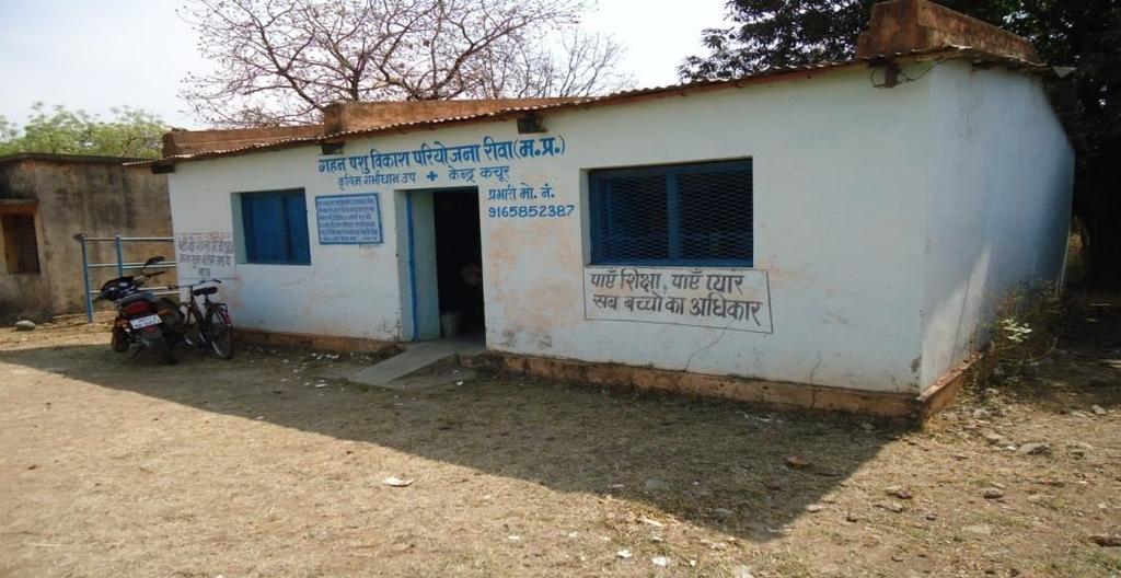 Madheypur has 5 complexes consisting of 8 Toilets each.