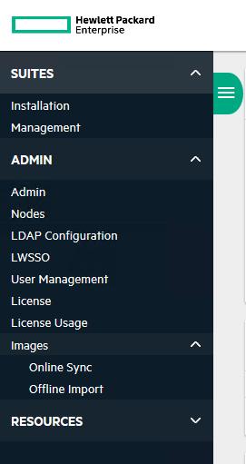 Management Portal Navigation Suites: install and manage suites Admin: monitor