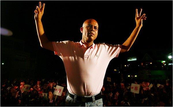 Hope for the Future New president of Haiti, Michel Martelly