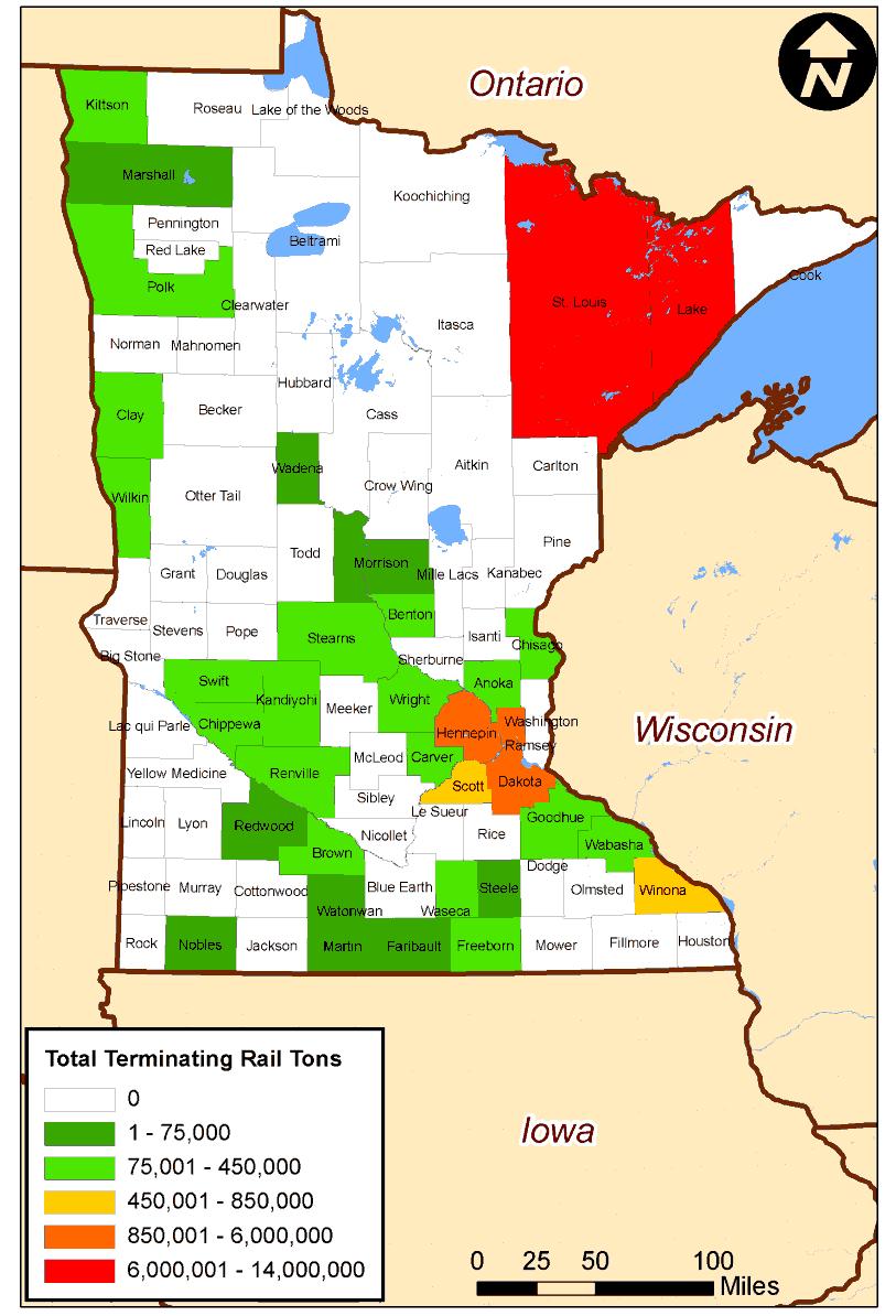 Minnesota Counties (2007) 17 Total
