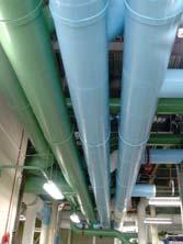 5.6 For insulated piping, supports shall be designed or the insulation shall be selected to avoid damage to the insulation from compression CHAPTER 13: PIPING 13.5 Location of Refrigerant Piping 13.5.1 Refrigerant piping crossing walkway areas in a building shall be > 7.