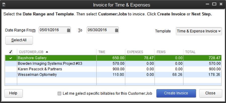 Batch Invoicing Create a template and invoice many customers at once with Batch Invoicing.