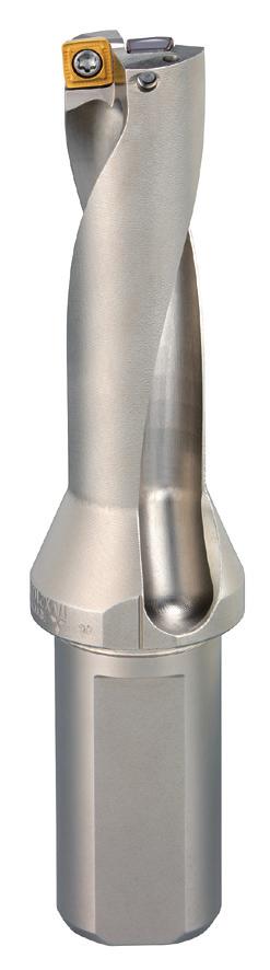 Indexable Drill P M K N S H Steel Stainless Steel Cast Iron Non-ferrous Metal Difficult-to-Cut Materials Hardened Steel METRIC STANDARD Machining Tolerance (guide)(mm) L/D ø17 ø33 ø33.