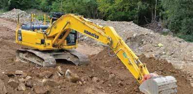 They include tracked and wheeled excavators, bulldozers, wheeled and tracked loaders, articulated