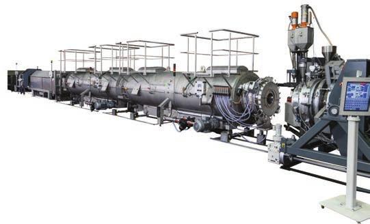 High-speed 4-layer co-extrusion line