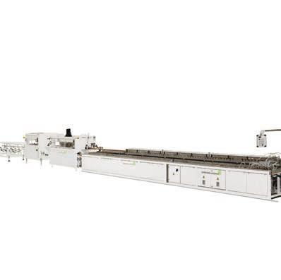 Complete co-extrusion line for PVC