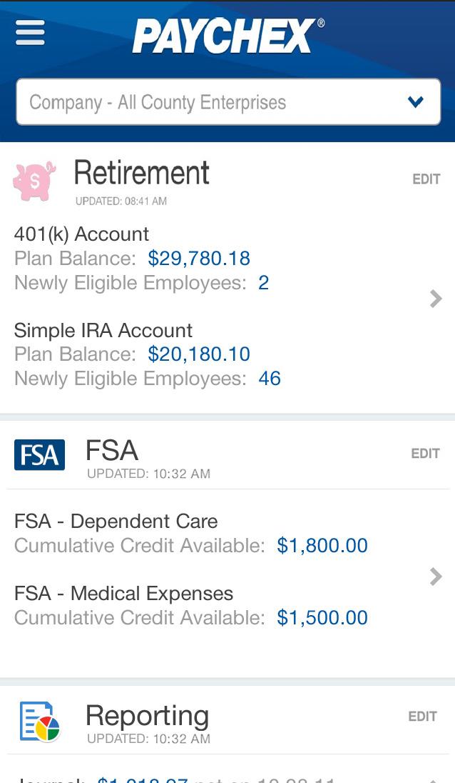 What Can I Access With the App? The Paychex Flex app provides dashboard access to your Paychex Flex account data.