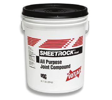 1.0 USG BORAL BUNNINGS JOINT COMPOUND AND TAPE RANGE e Bedding and Base All Purpose BaseCote 45 BaseCote 90 SHEETROCK Total Total Joint Finish BUNNINGS SKU NUMBER 20kg